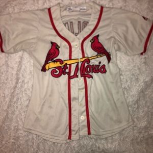 xs st. louis cardinals vintage baseball jersey